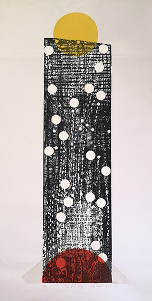 Kendi Yolumda, Ahlap baskı ve kolaj tekniği, 2025